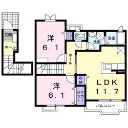 ブリーゼの物件間取画像